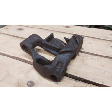 battle damaged panzer IV track link piece