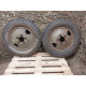 Soviet ZIS 3 76mm divisional gun M1942 wheels set