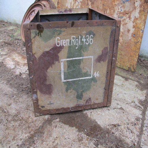 infanteriekarren 5 MG Wagen casten box from MG carriage Grenadier ...