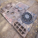Panzer V  Panther motordeck set of ventilation grills and maintance hatch with armor plate