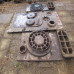 Panzer V  Panther motordeck set of ventilation grills and maintance hatch with armor plate
