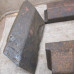  Tiger I front hull driver visor guard blocks set. 