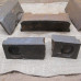  Tiger I front hull driver visor guard blocks set. 