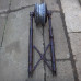 IL 2 Illushin ground assault aircraft landing gear with wheel rim