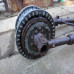 IL 2 Illushin ground assault aircraft landing gear with wheel rim
