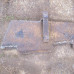 Panther ausf A / D  board backside armored skirt part 