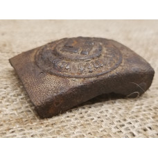 Wehrmacht police steel belt buckle relic