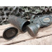 Wehrmacht gas canister with gas mask
